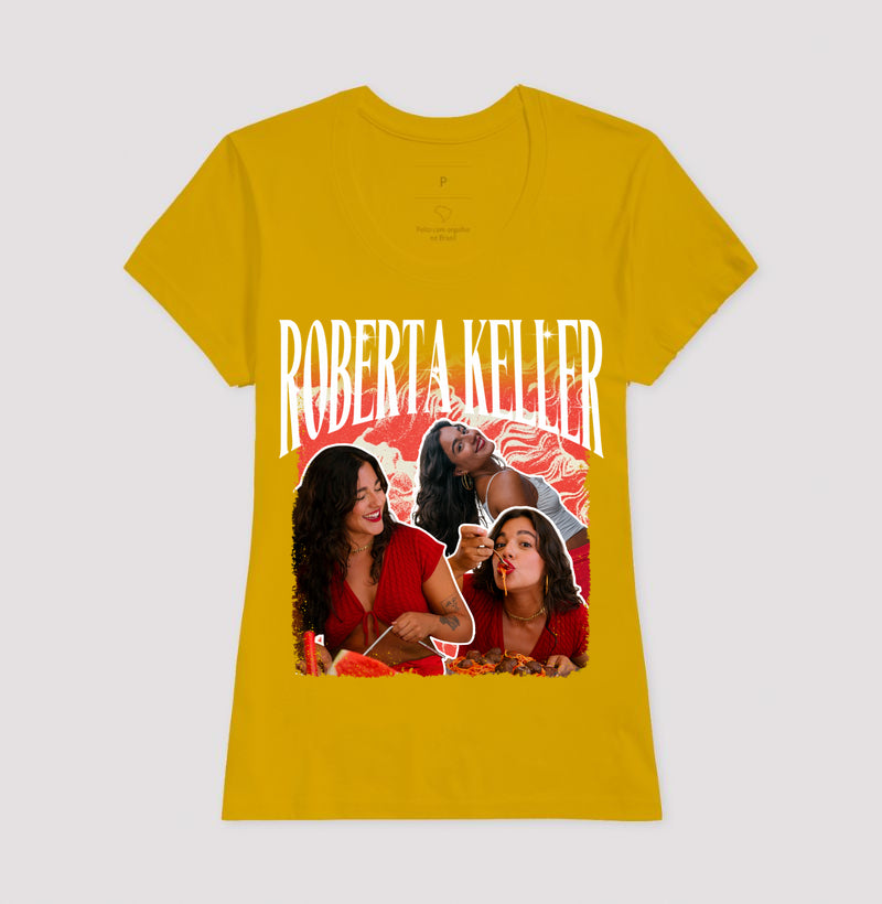 Roberta Keller Camiseta - Fonte Branca