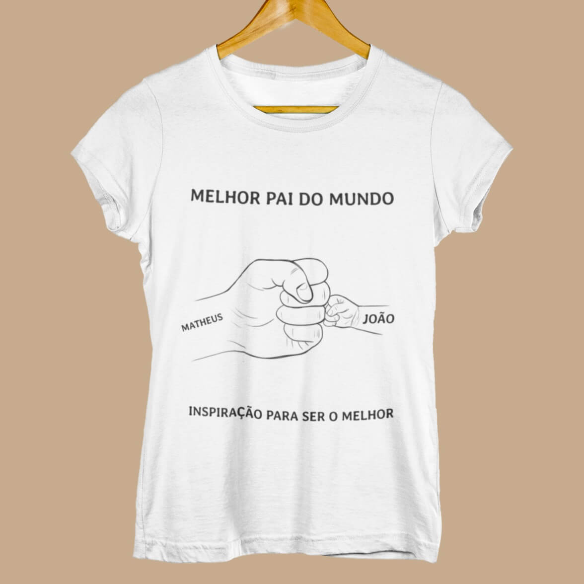 Camiseta O Melhor Papai do Mundo!