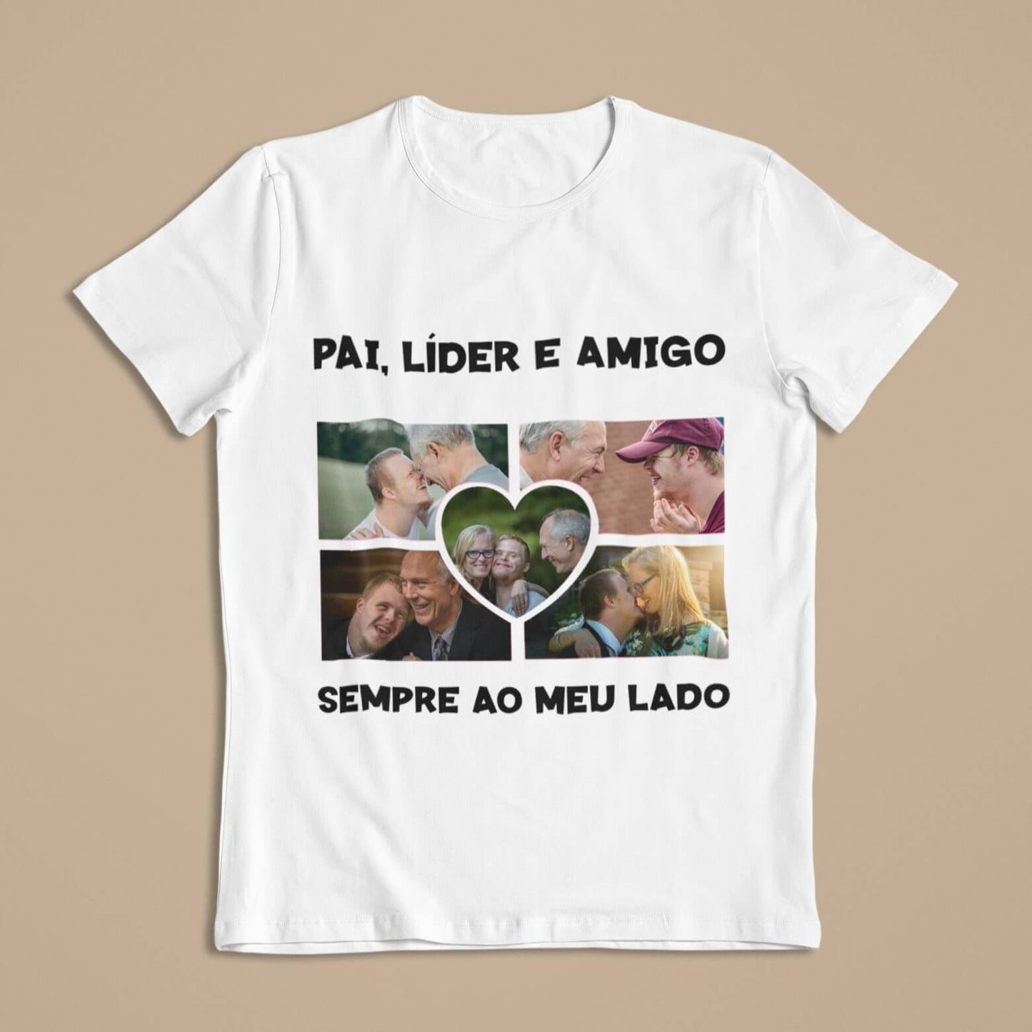 Camiseta Pai, Líder e Amigo