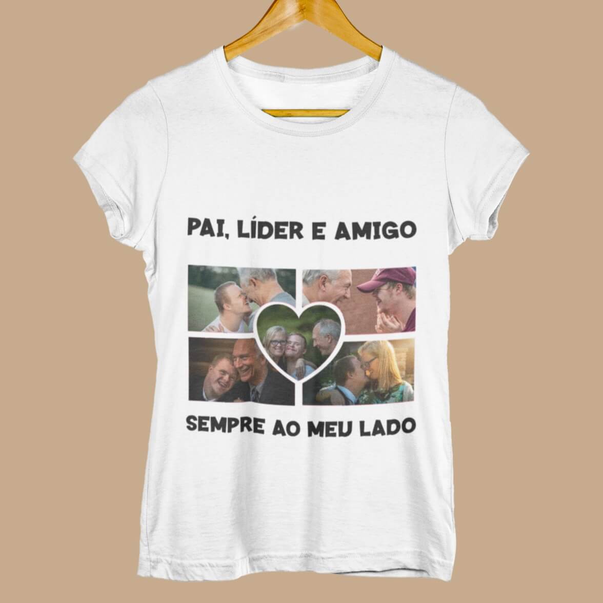 Camiseta Pai, Líder e Amigo