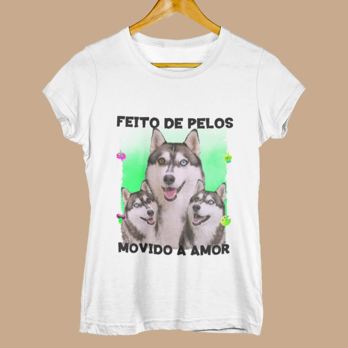 Camiseta Pelos & Amor