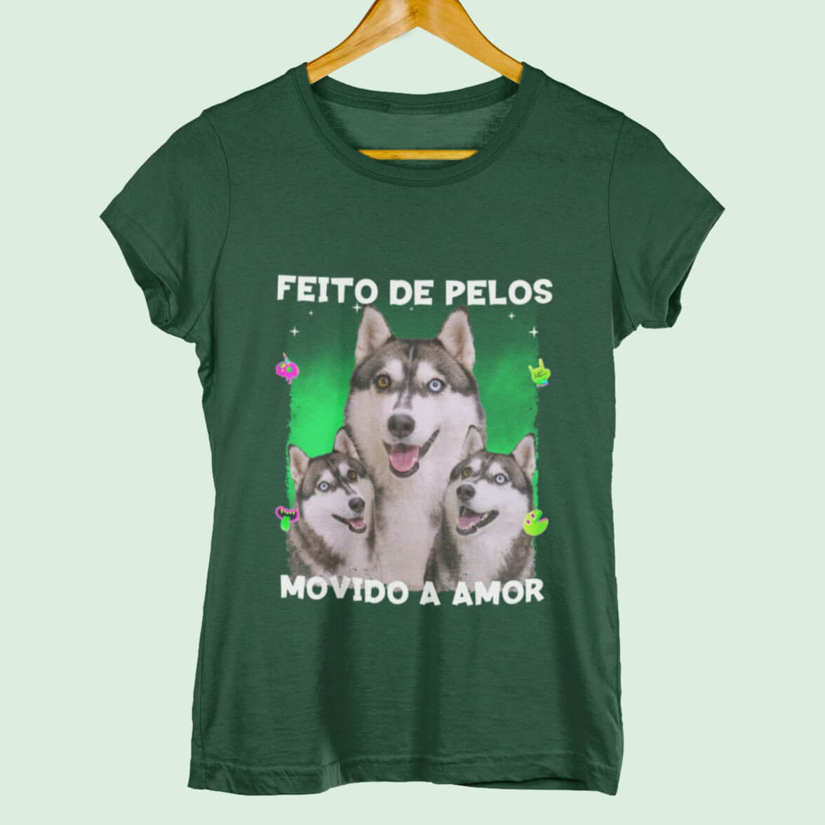 Camiseta Pelos & Amor