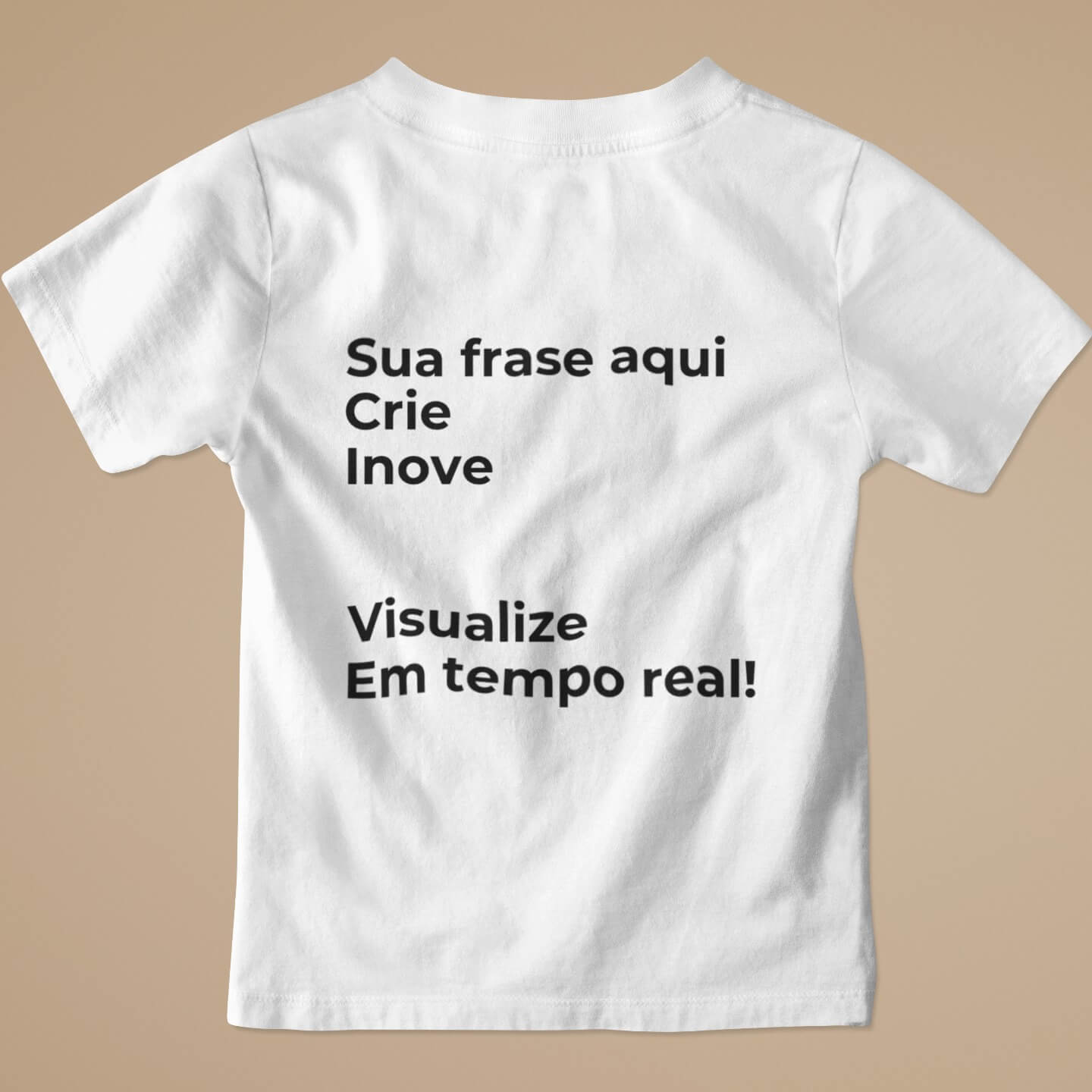 Camiseta Escreva Sua Frase
