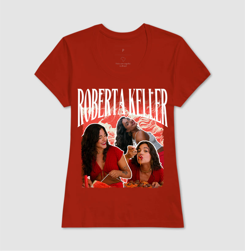 Roberta Keller Camiseta - Fonte Branca