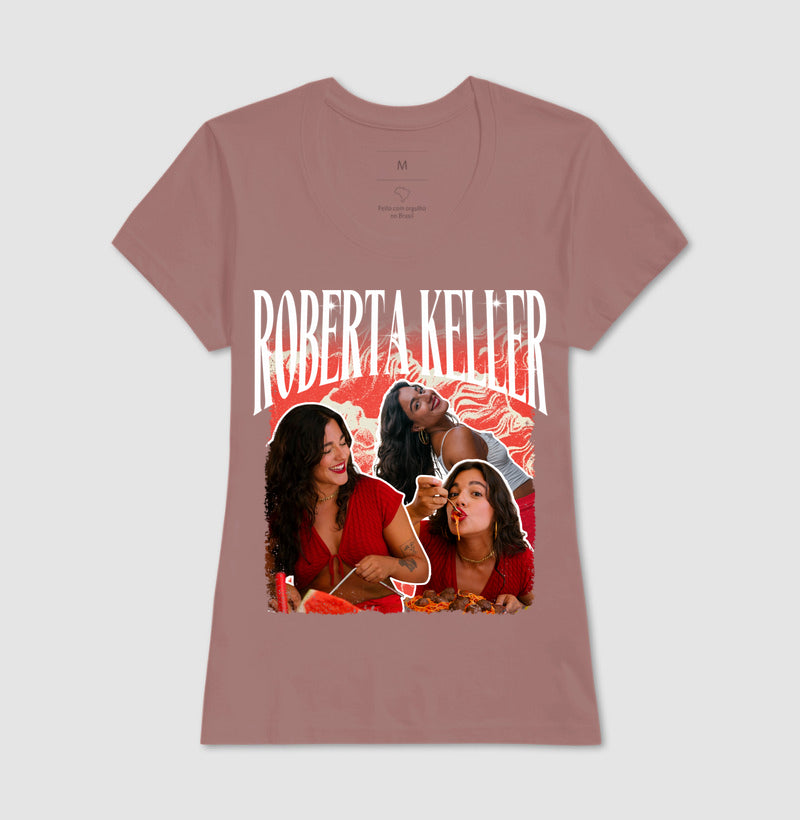 Roberta Keller Camiseta - Fonte Branca
