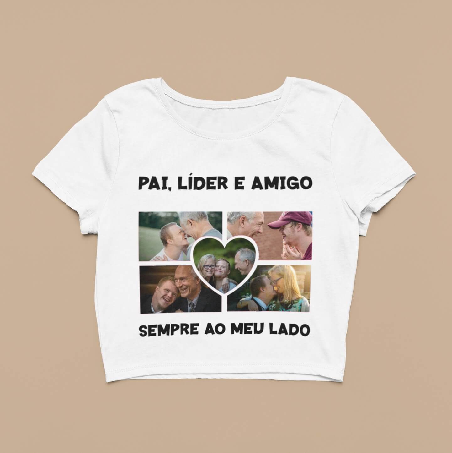 Cropped Pai, Líder e Amigo