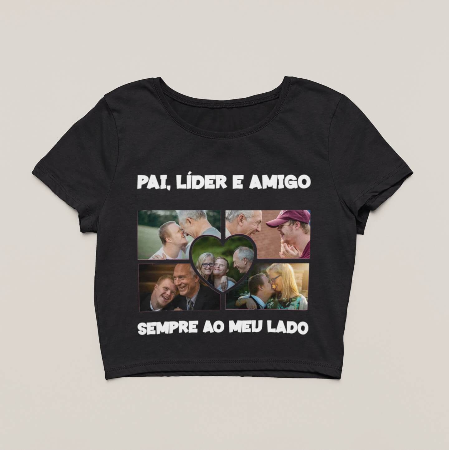Cropped Pai, Líder e Amigo