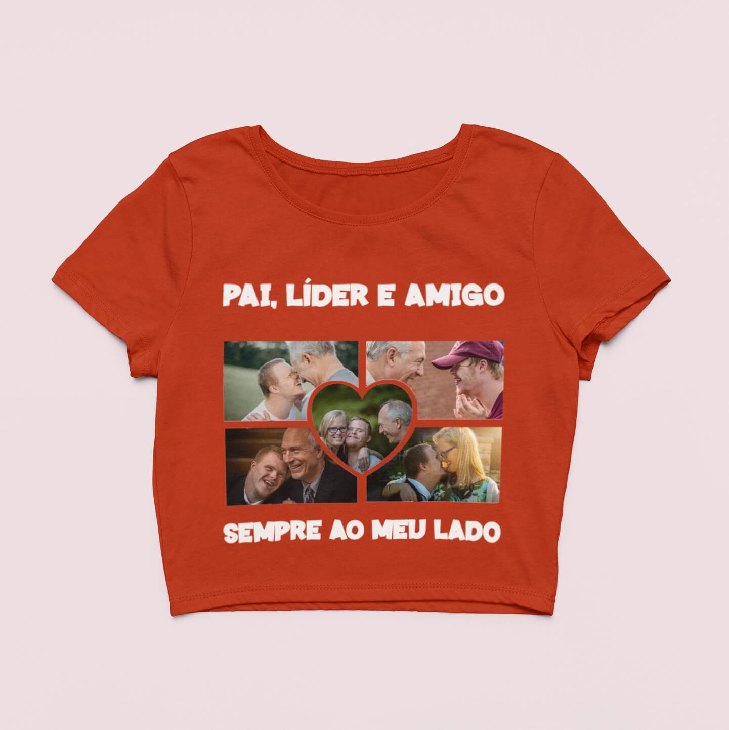 Cropped Pai, Líder e Amigo