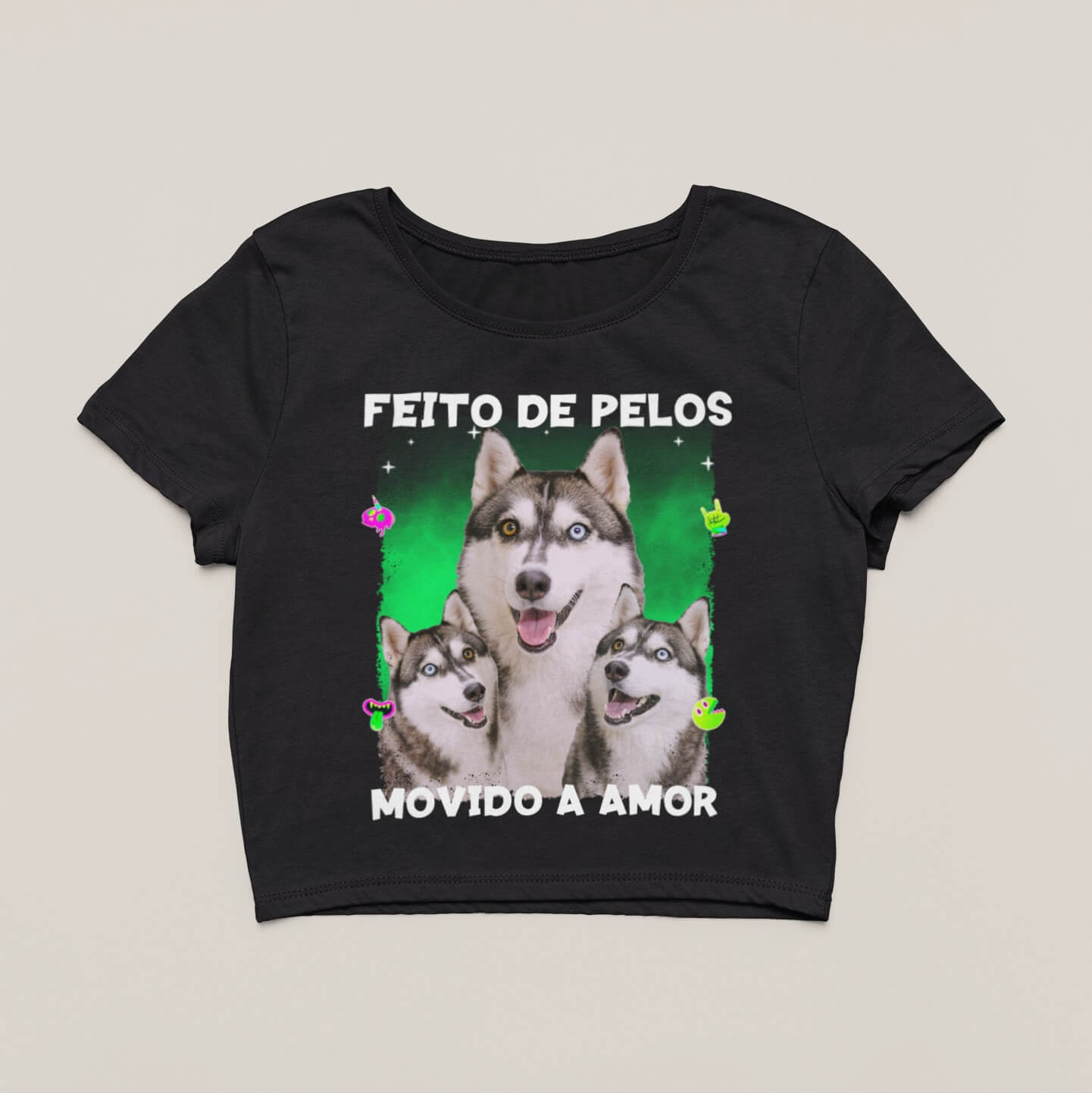 Cropped Pelos & Amor