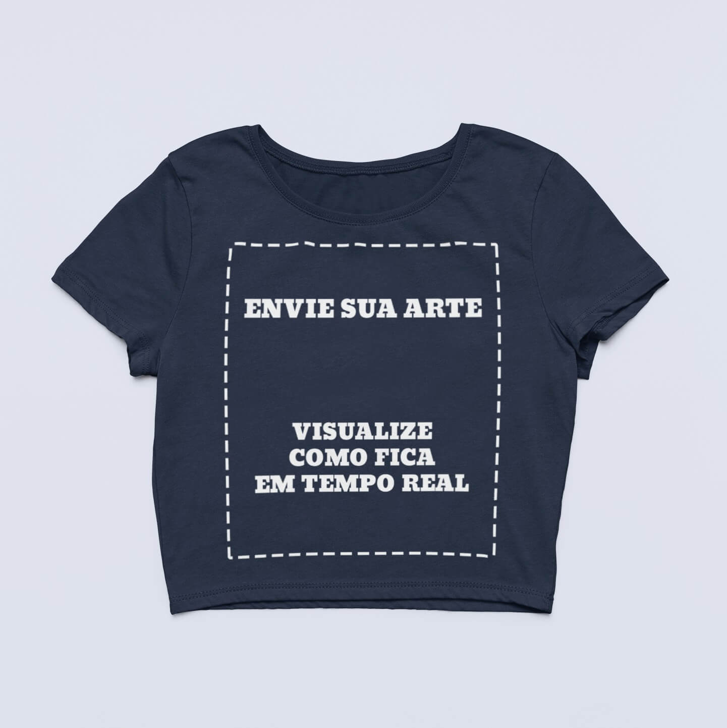 Cropped Sua Arte Pronta Na Estampa
