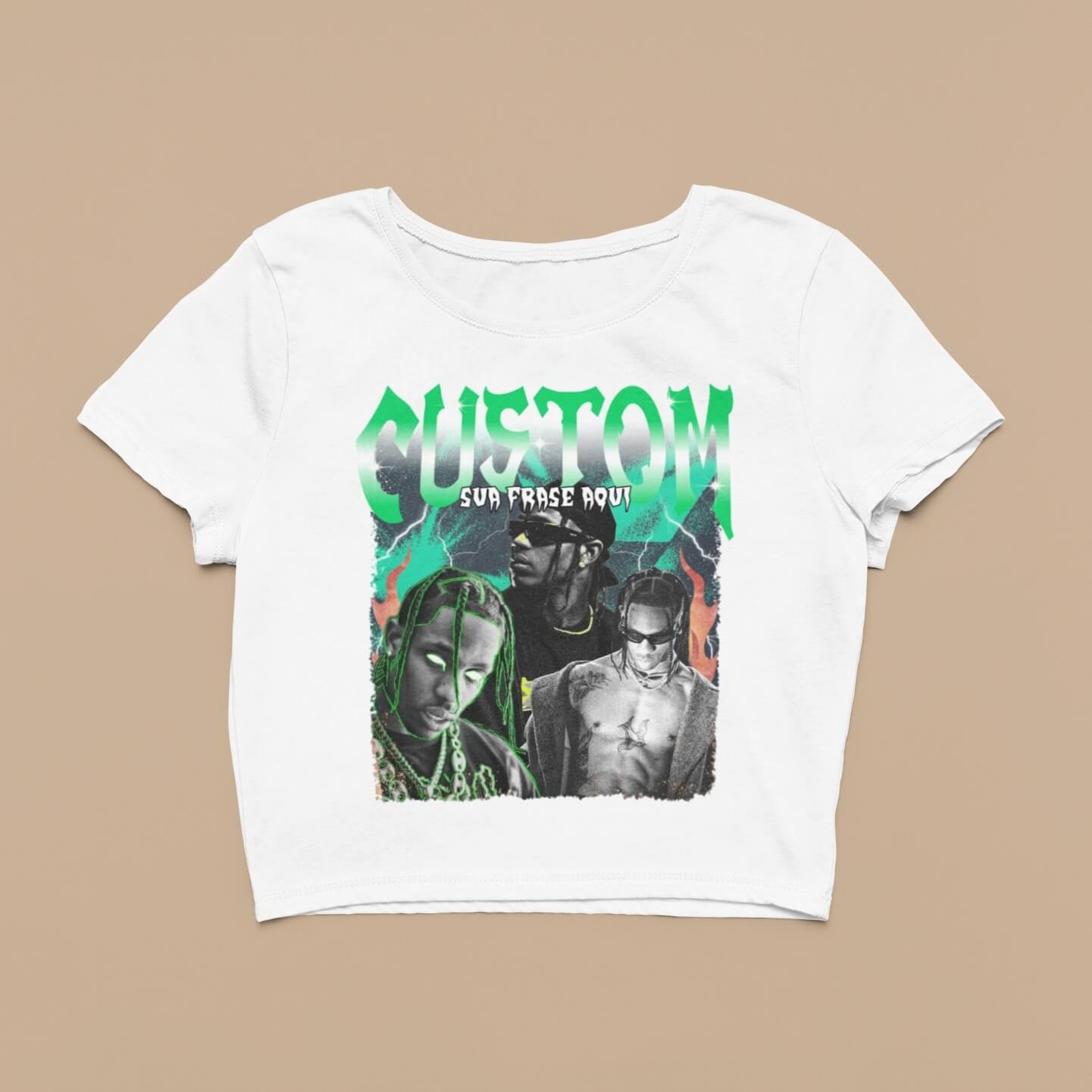 Cropped Bootleg Olympus - Artista