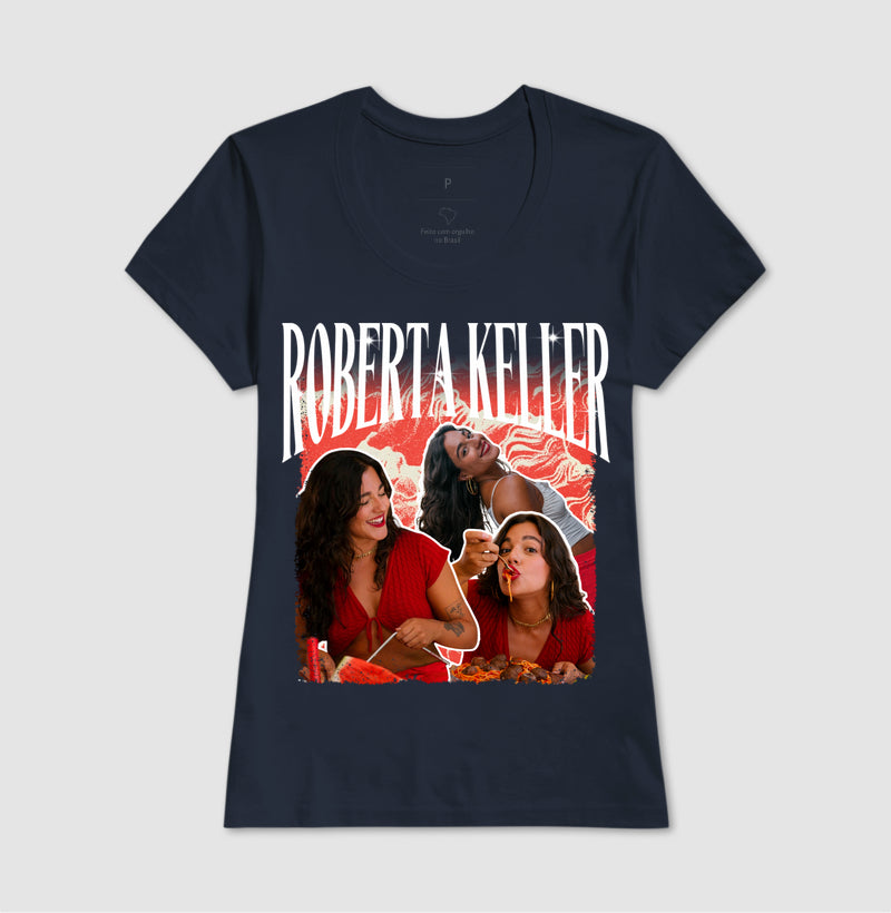 Roberta Keller Camiseta - Fonte Branca