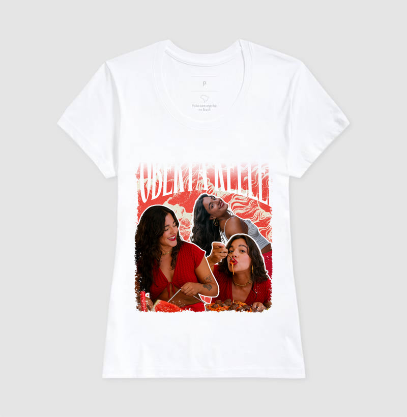 Roberta Keller Camiseta - Fonte Branca