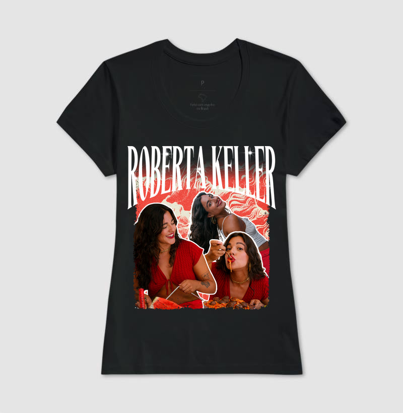 Roberta Keller Camiseta - Fonte Branca