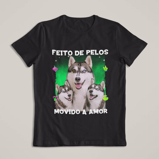 Camiseta Pelos & Amor