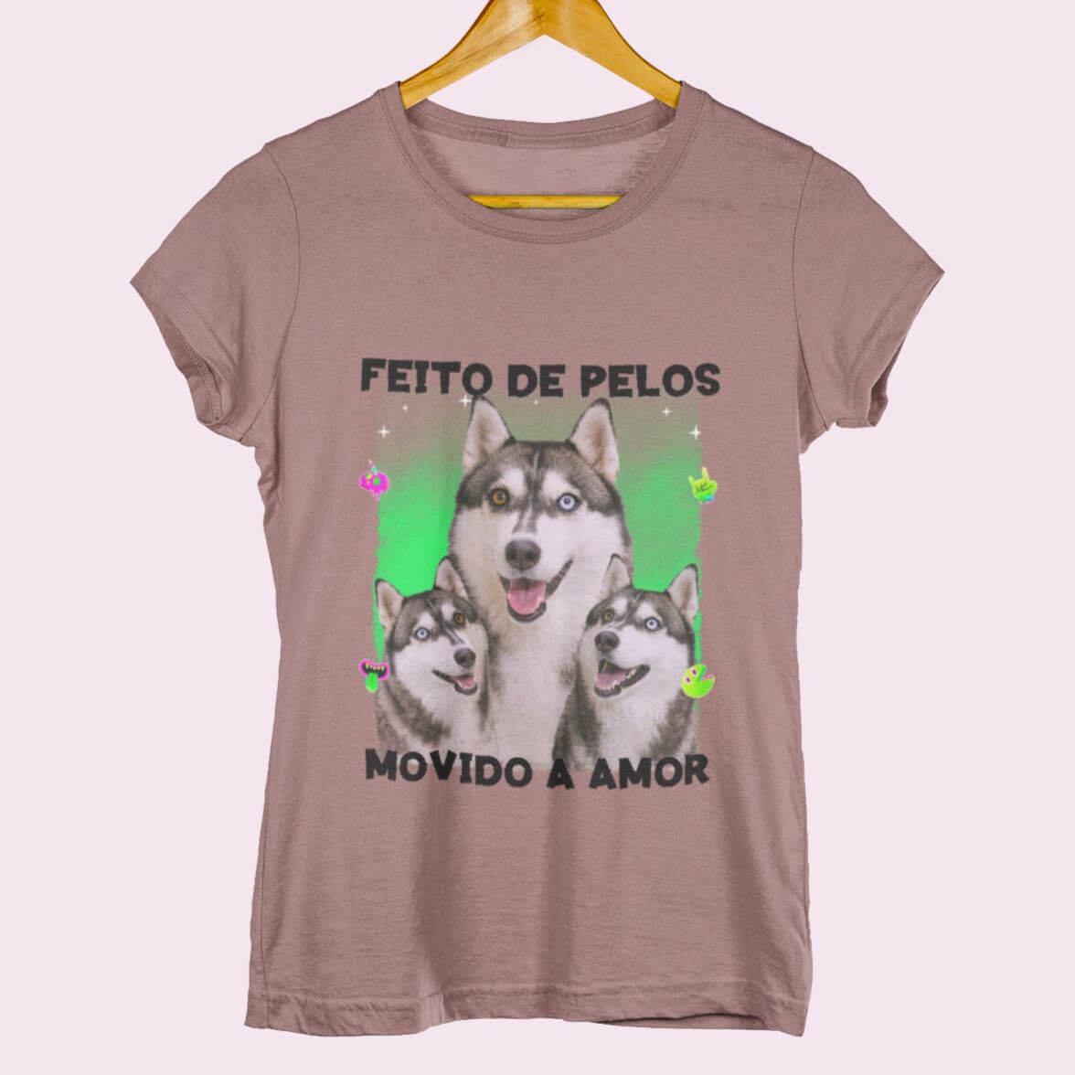 Camiseta Pelos & Amor