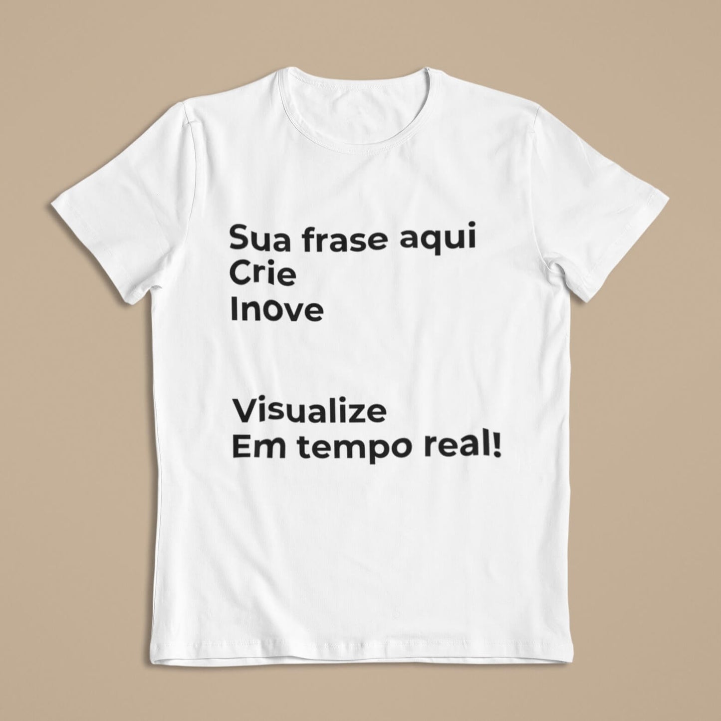 Camiseta Escreva Sua Frase