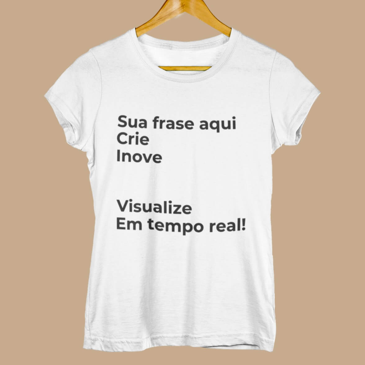 Camiseta Escreva Sua Frase