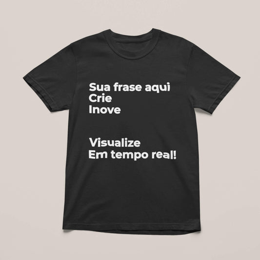Oversized Escreva Sua Frase