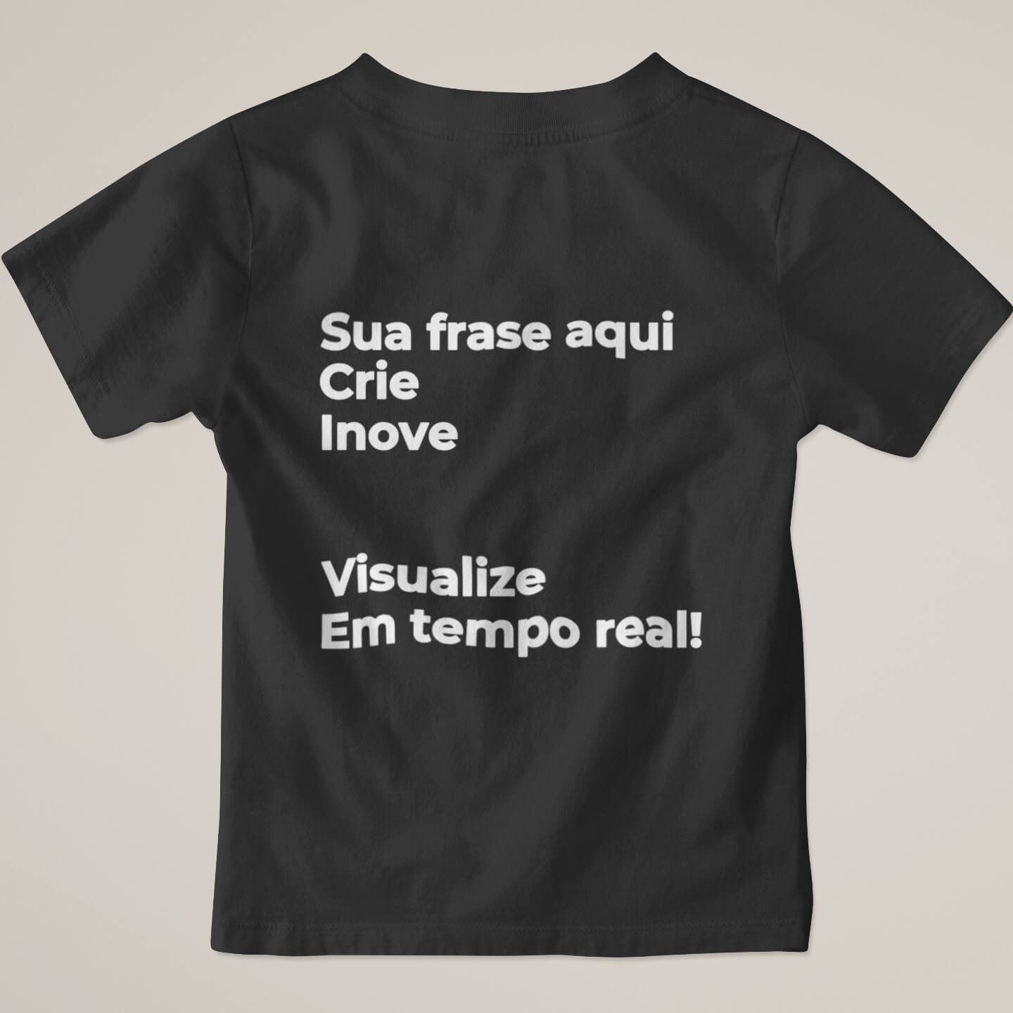 Camiseta Escreva Sua Frase