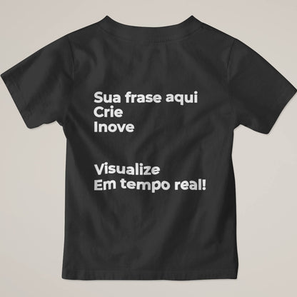 Camiseta Escreva Sua Frase
