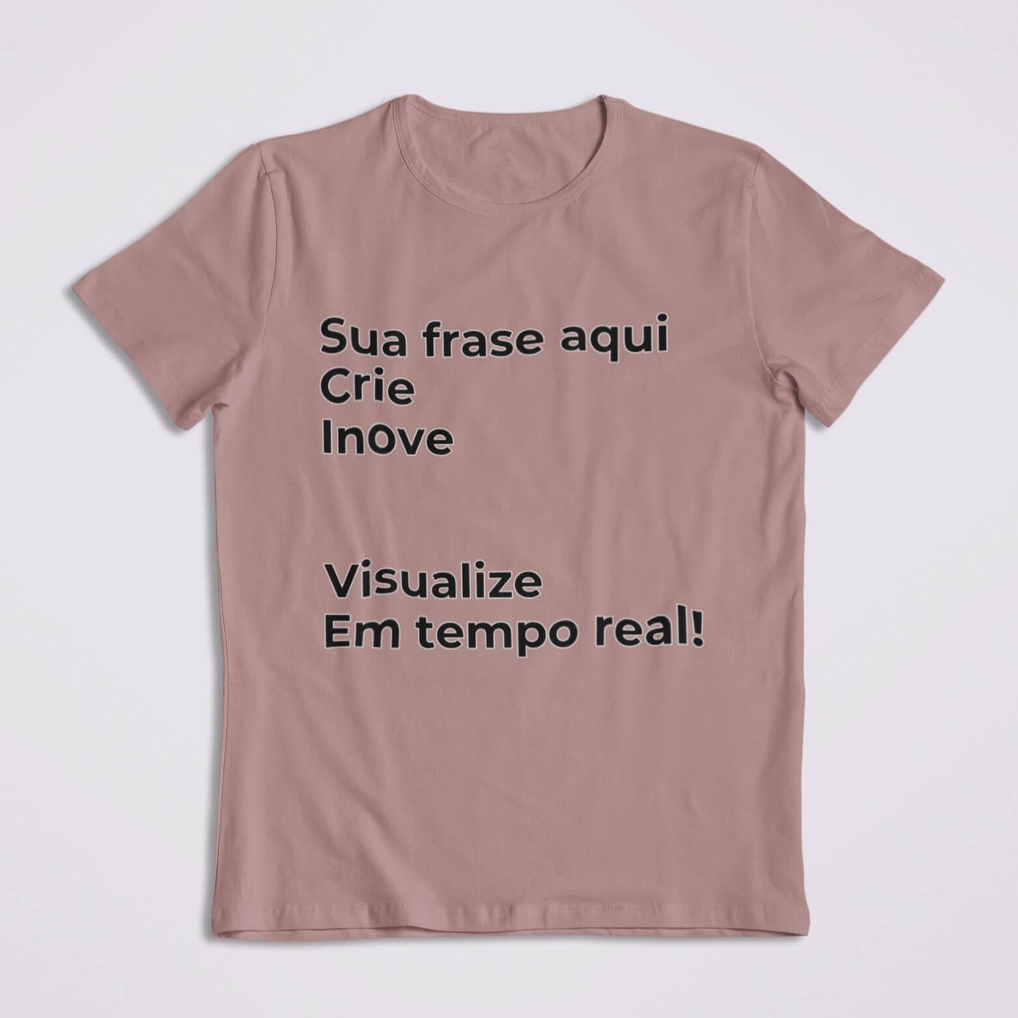 Camiseta Escreva Sua Frase