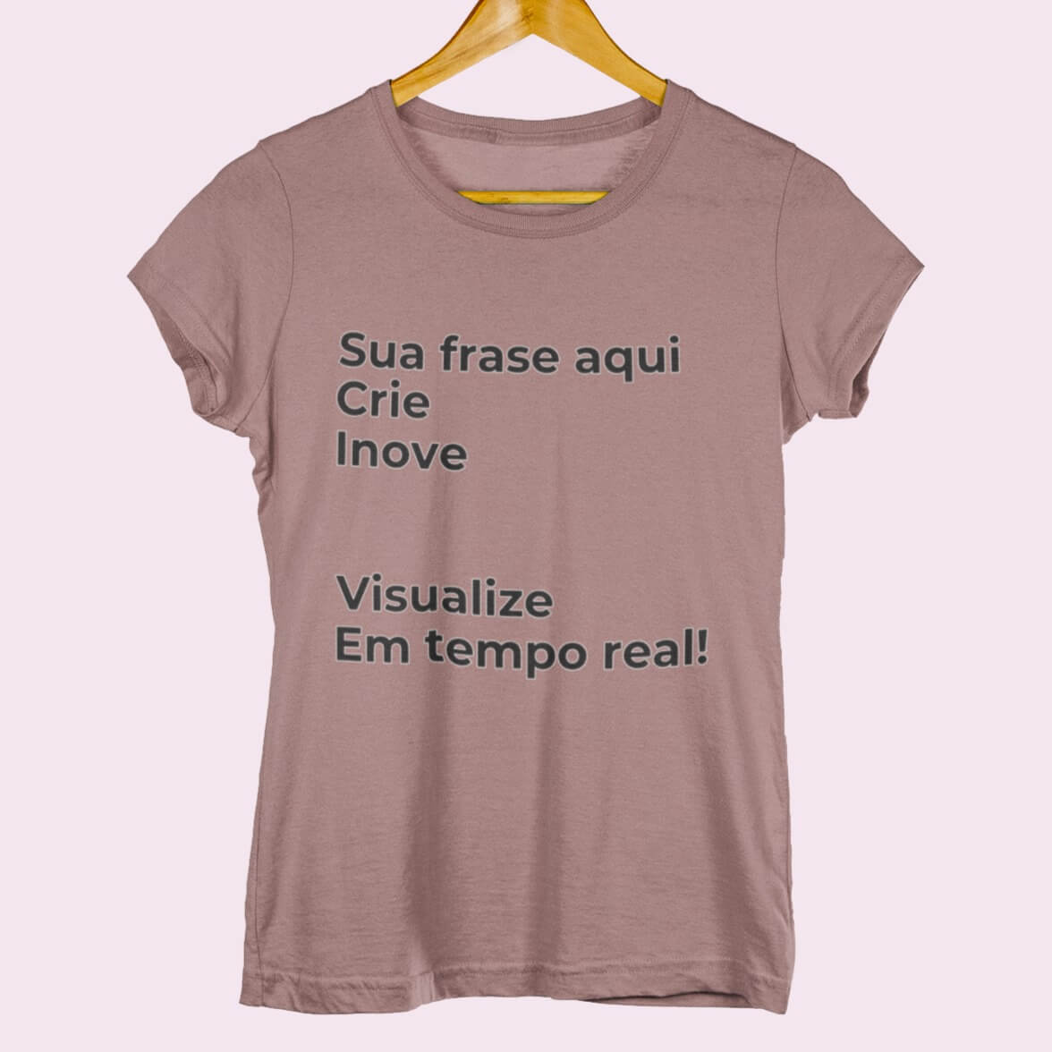 Camiseta Escreva Sua Frase