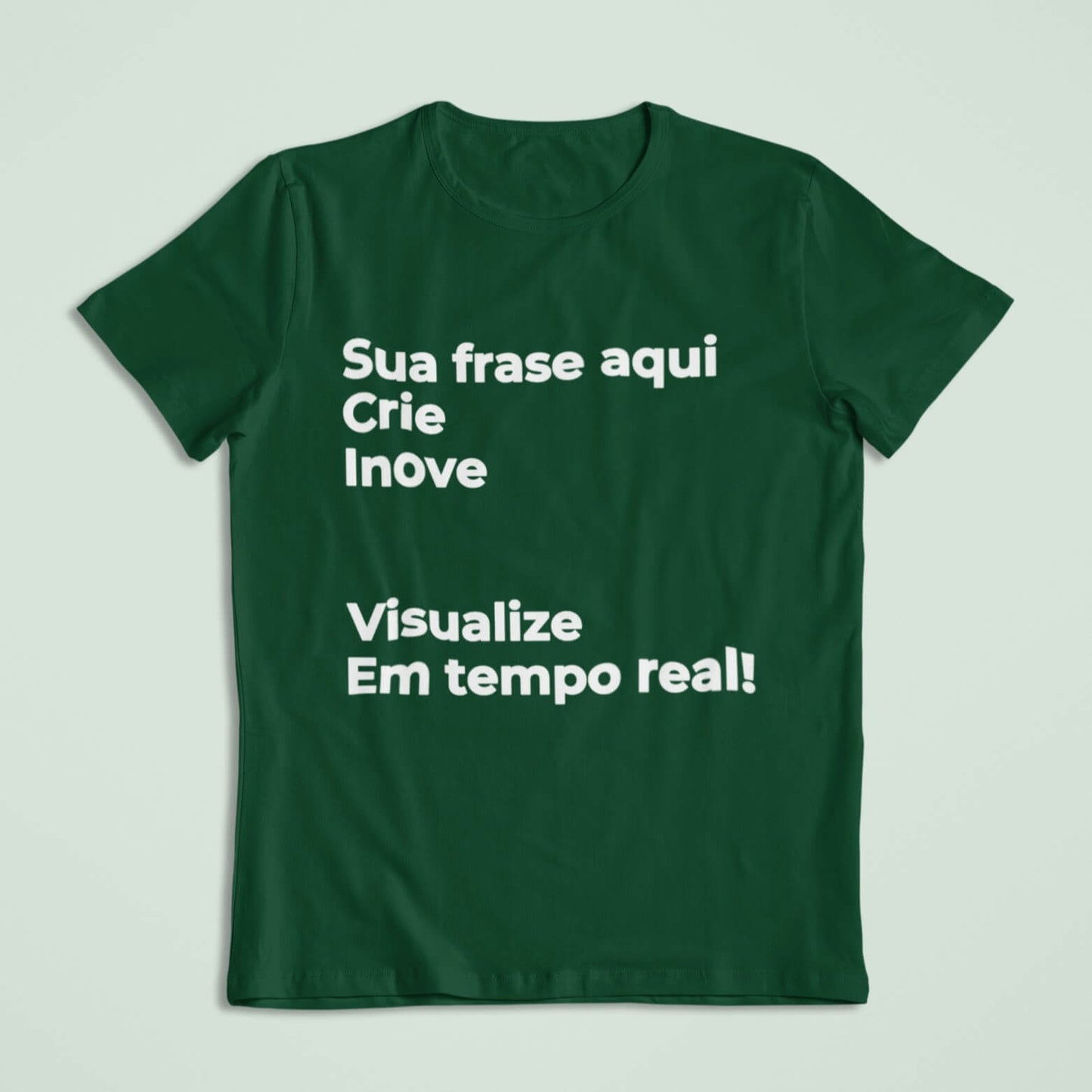 Camiseta Escreva Sua Frase