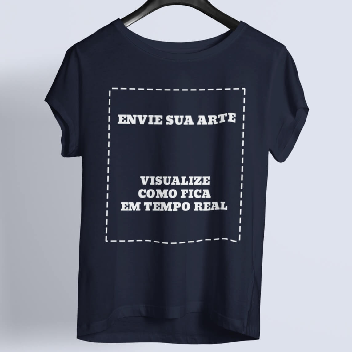 Camiseta Sua Arte Pronta Na Estampa