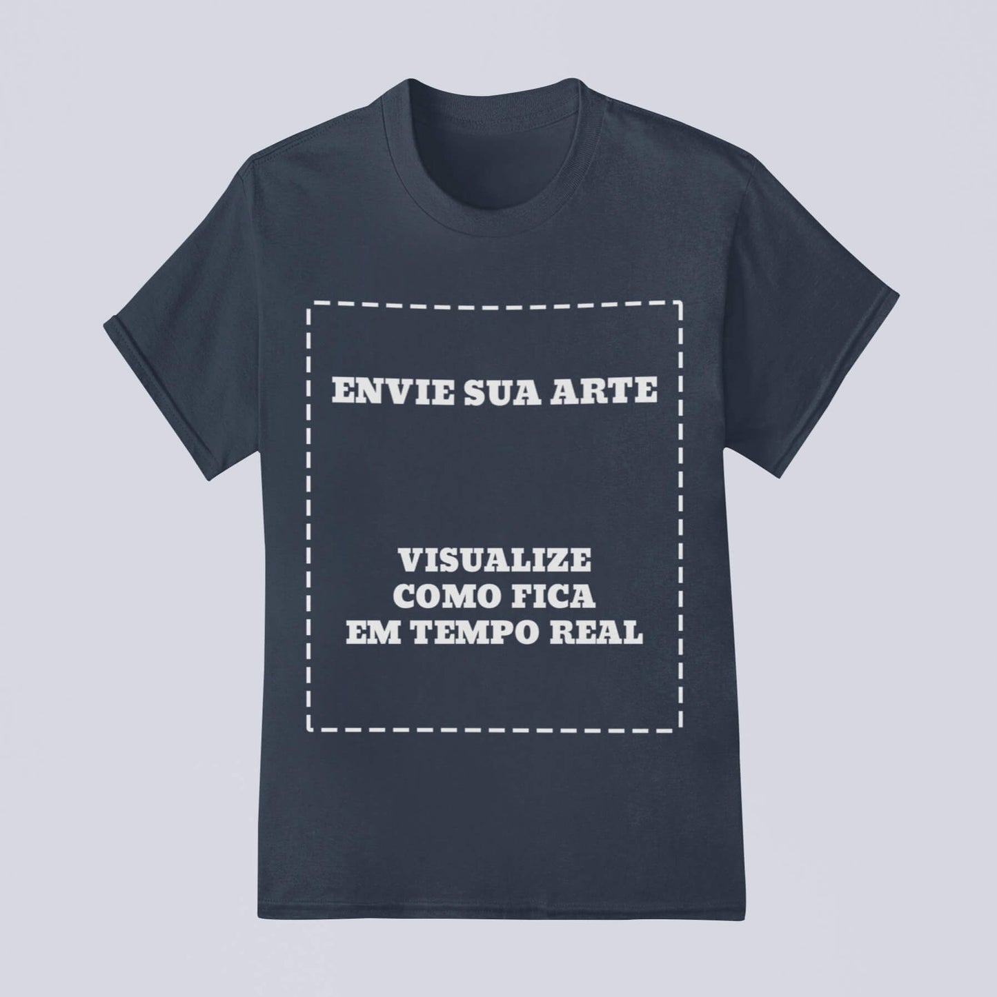 Camiseta Sua Arte Pronta Na Estampa