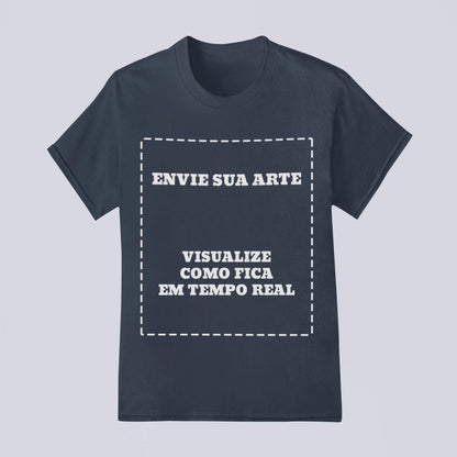 Camiseta Sua Arte Pronta Na Estampa