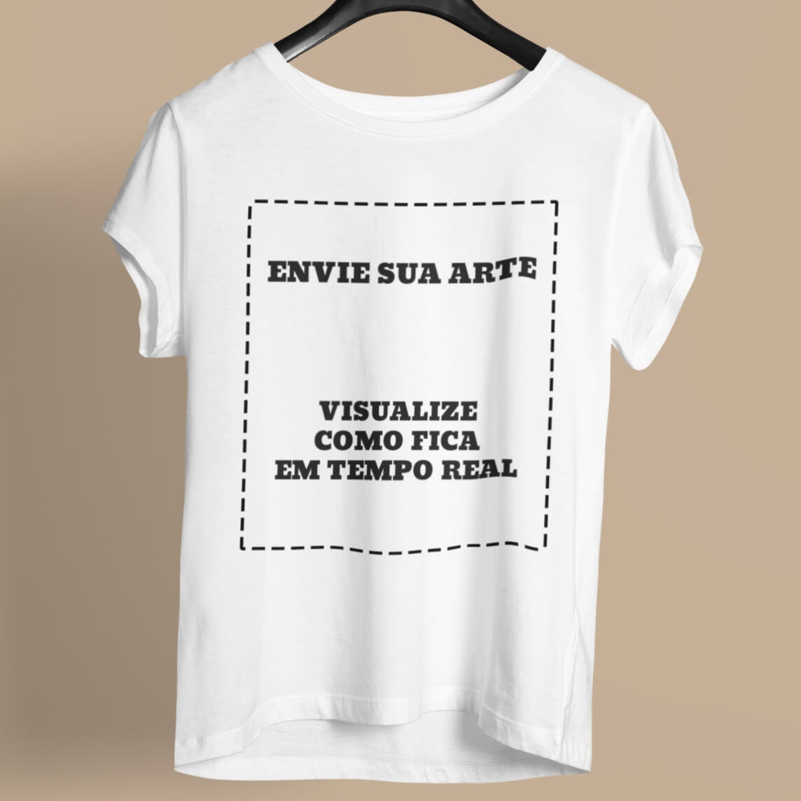 Camiseta Sua Arte Pronta Na Estampa