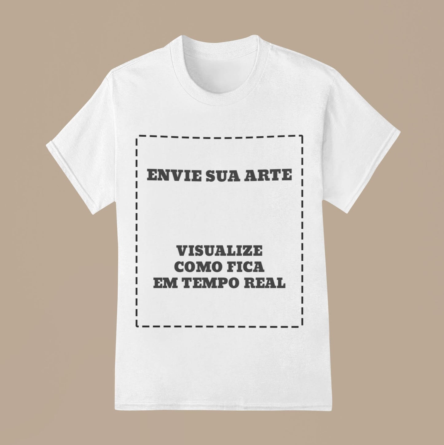 Camiseta Sua Arte Pronta Na Estampa