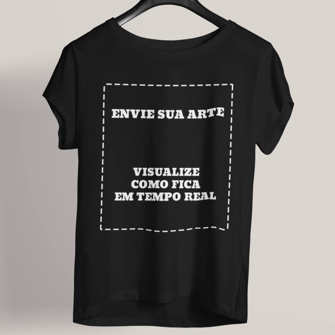 Camiseta Sua Arte Pronta Na Estampa