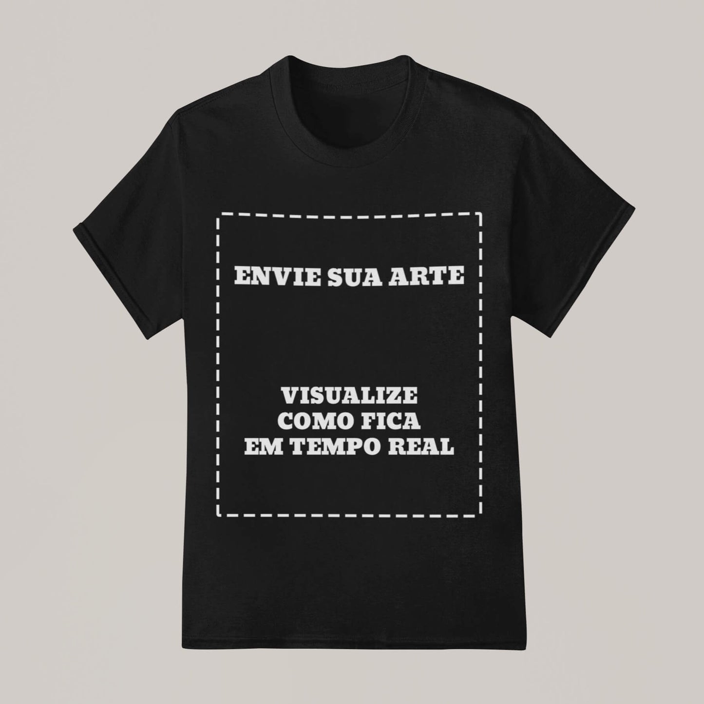 Camiseta Sua Arte Pronta Na Estampa