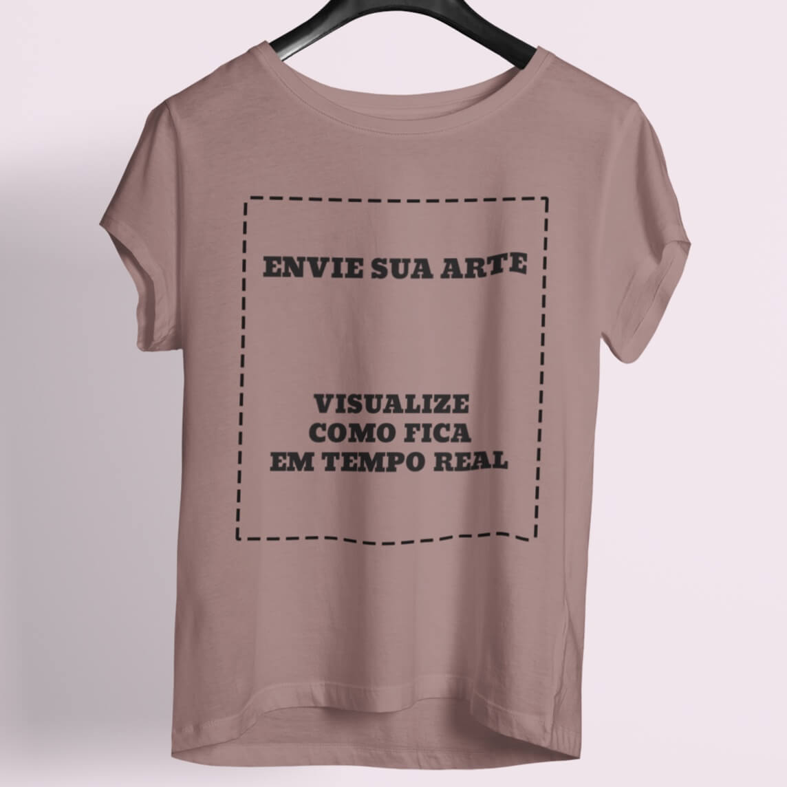 Camiseta Sua Arte Pronta Na Estampa
