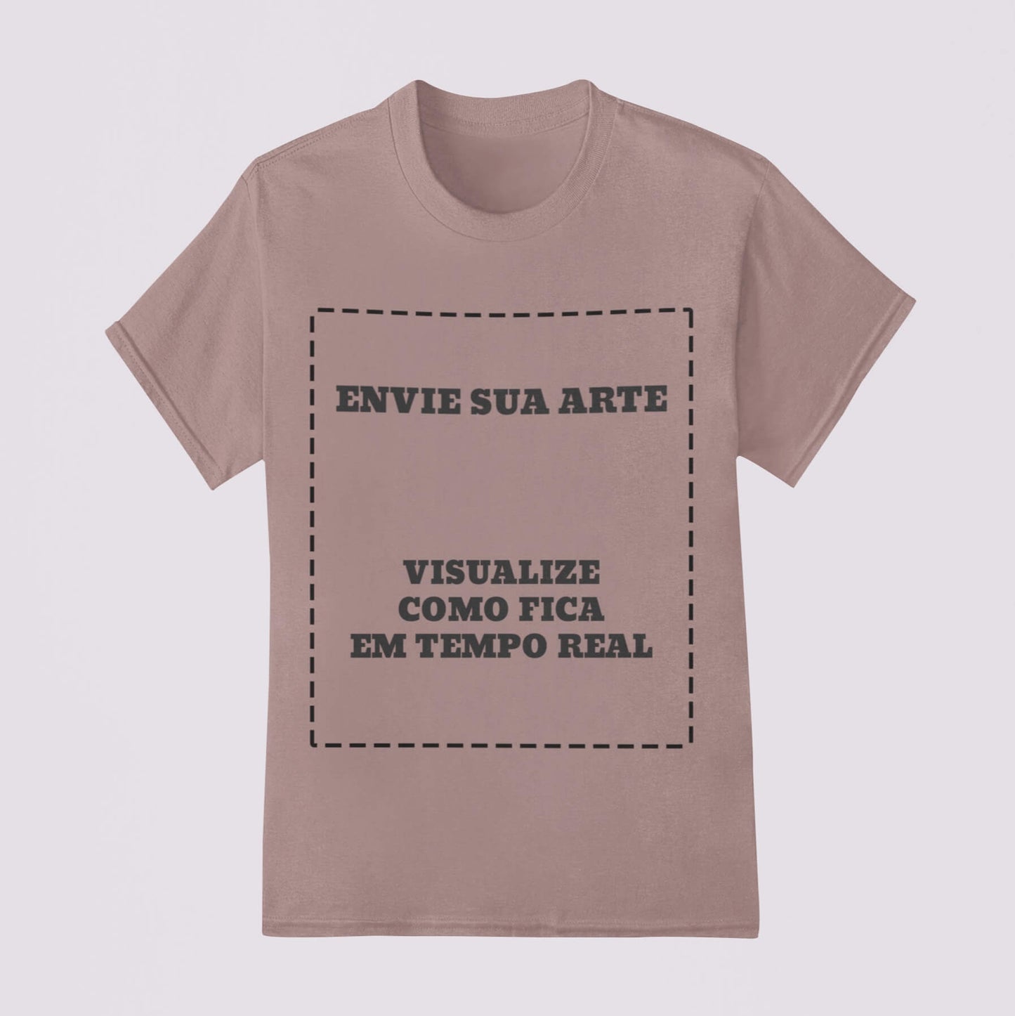 Camiseta Sua Arte Pronta Na Estampa