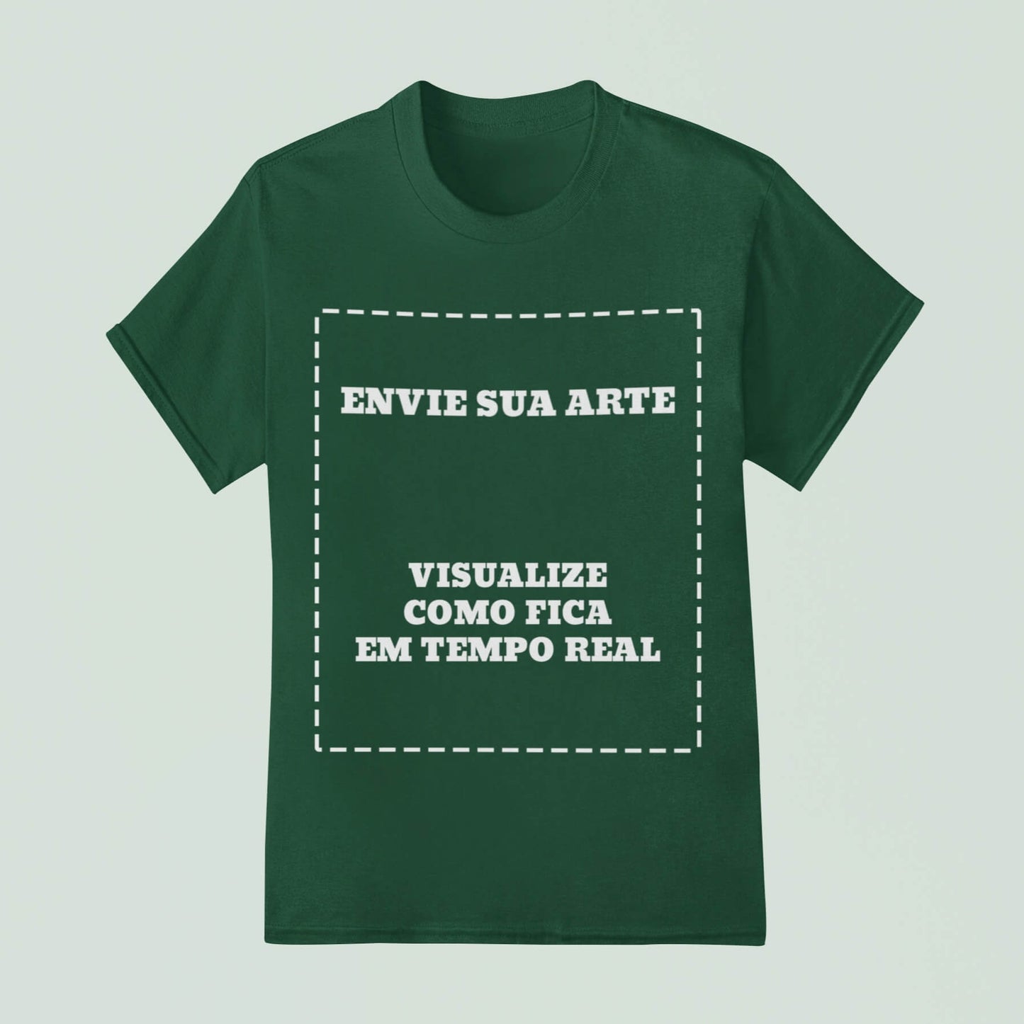Camiseta Sua Arte Pronta Na Estampa