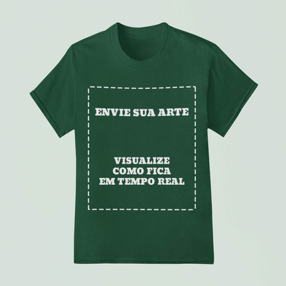 Camiseta Sua Arte Pronta Na Estampa