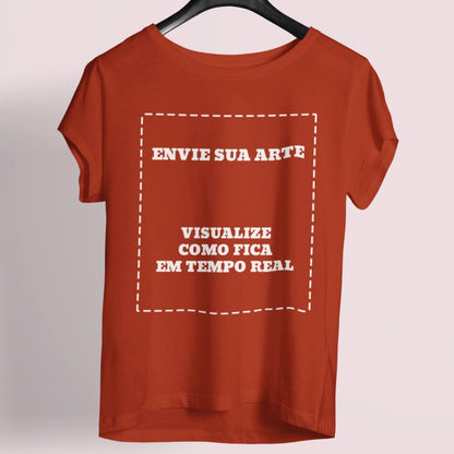 Camiseta Sua Arte Pronta Na Estampa