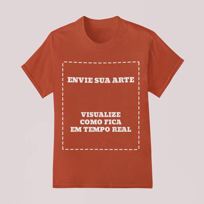 Camiseta Sua Arte Pronta Na Estampa