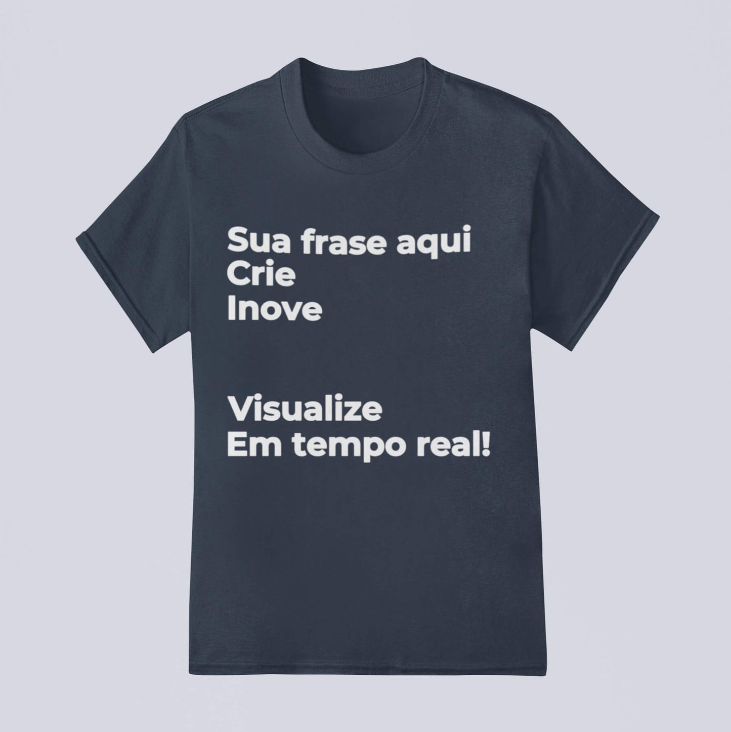 Camiseta Escreva Sua Frase