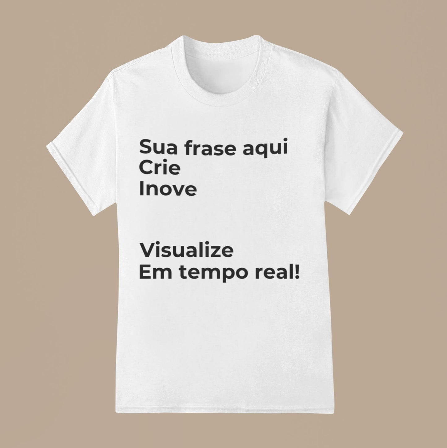 Camiseta Escreva Sua Frase