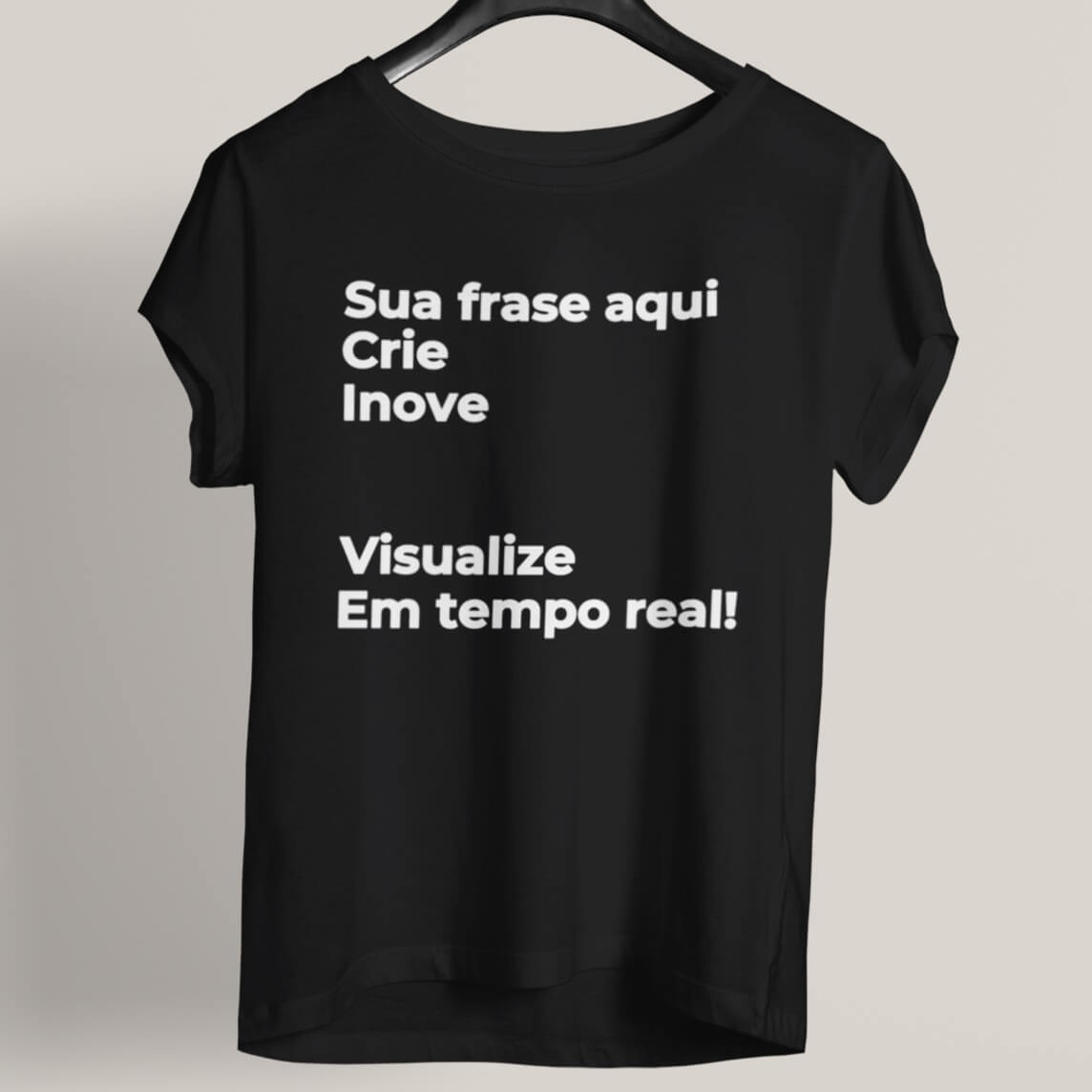 Camiseta Escreva Sua Frase