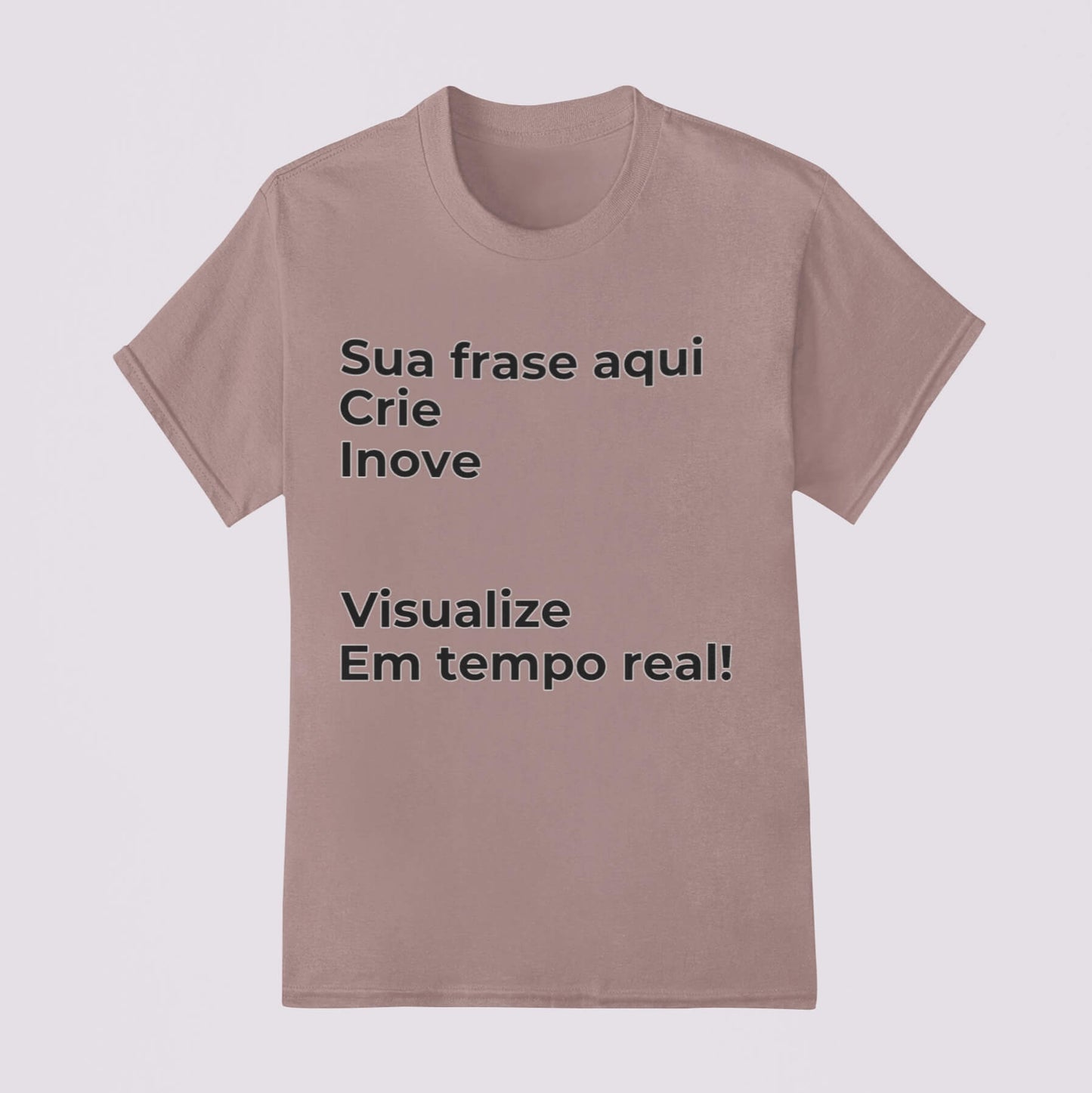 Camiseta Escreva Sua Frase