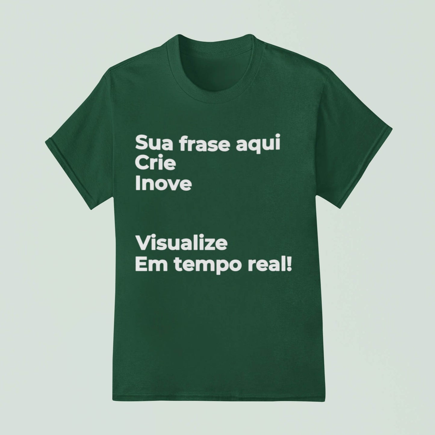 Camiseta Escreva Sua Frase