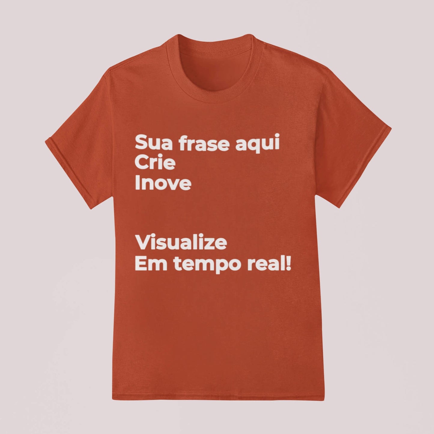 Camiseta Escreva Sua Frase