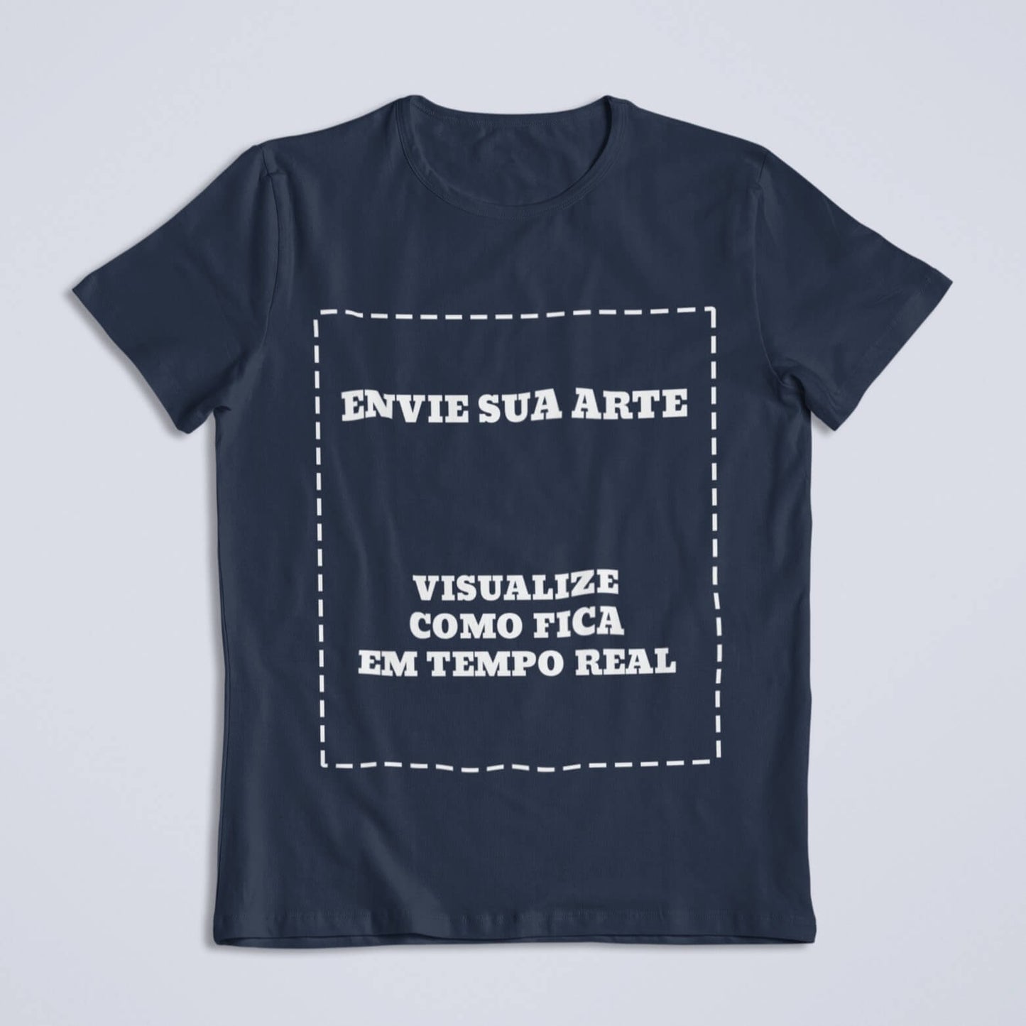 Camiseta Sua Arte Pronta Na Estampa