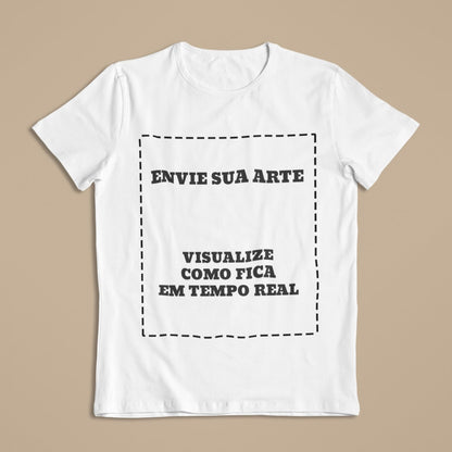 Camiseta Sua Arte Pronta Na Estampa