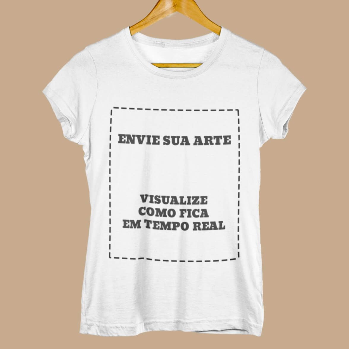 Camiseta Sua Arte Pronta Na Estampa